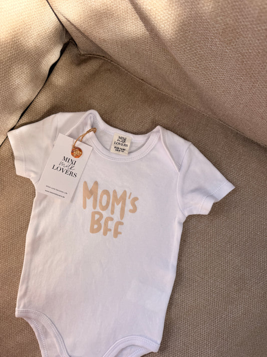 Organic cotton short-sleeved bodysuit