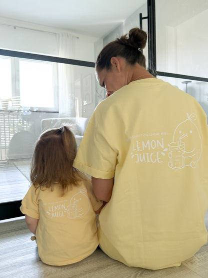 Lemon Juice T-Shirt, Adult, Mini & Me 🍋