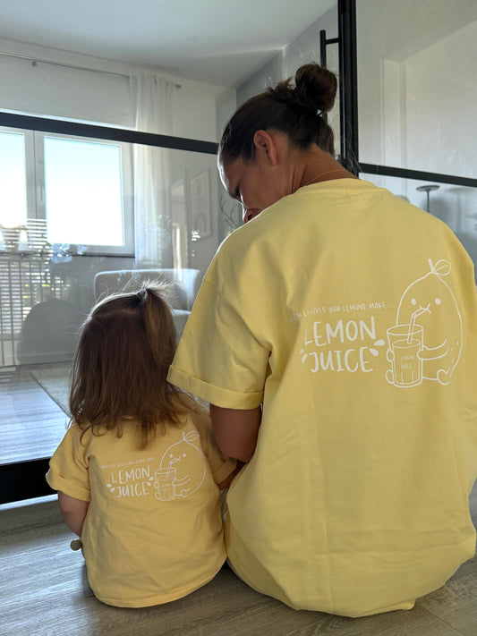 Lemon Juice T-Shirt, Adult, Mini & Me 🍋