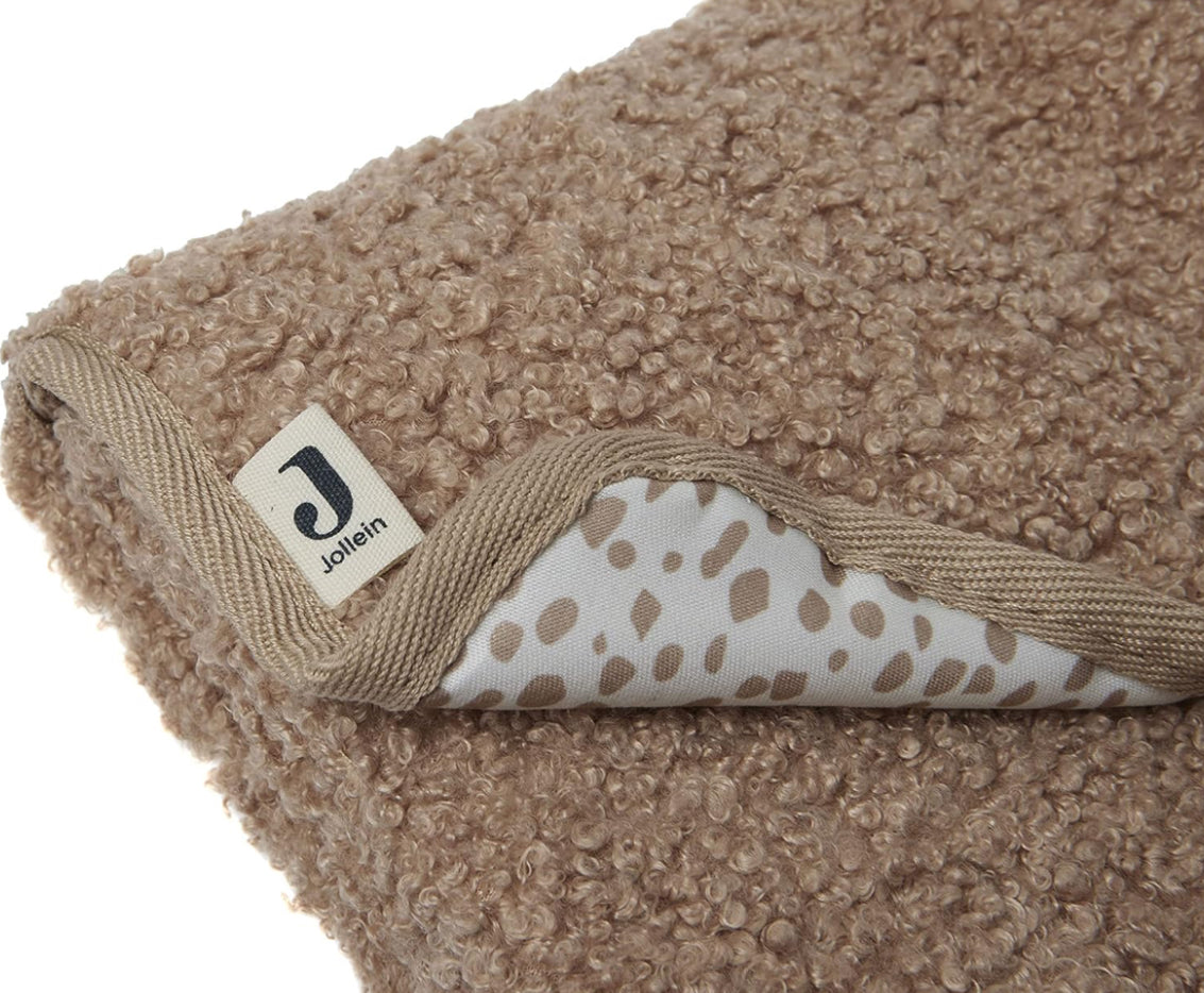 Wickelunterlage Boucle Natur & Biscuit Jollein