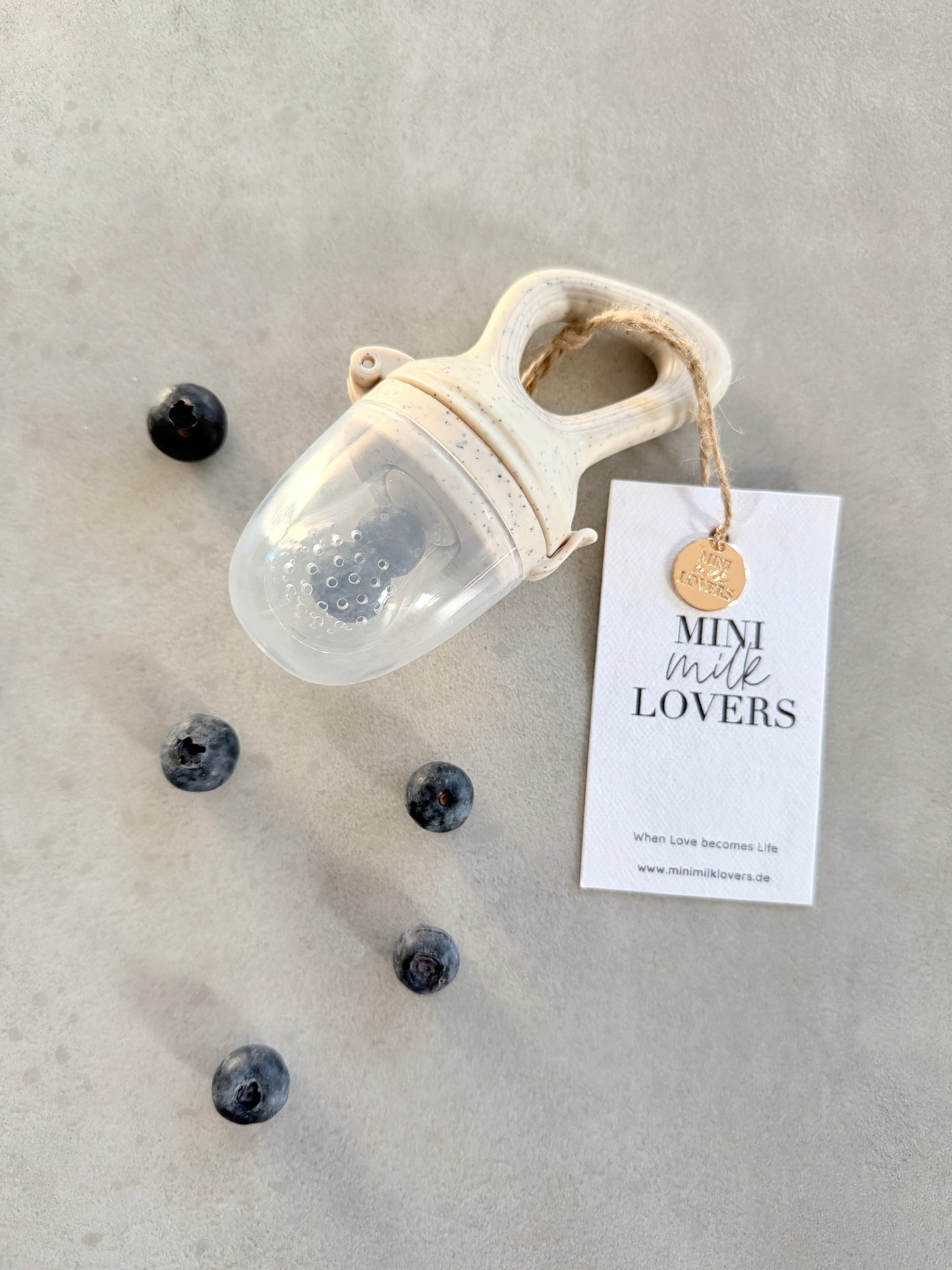 Fruchtsauger, Beige & Caramel