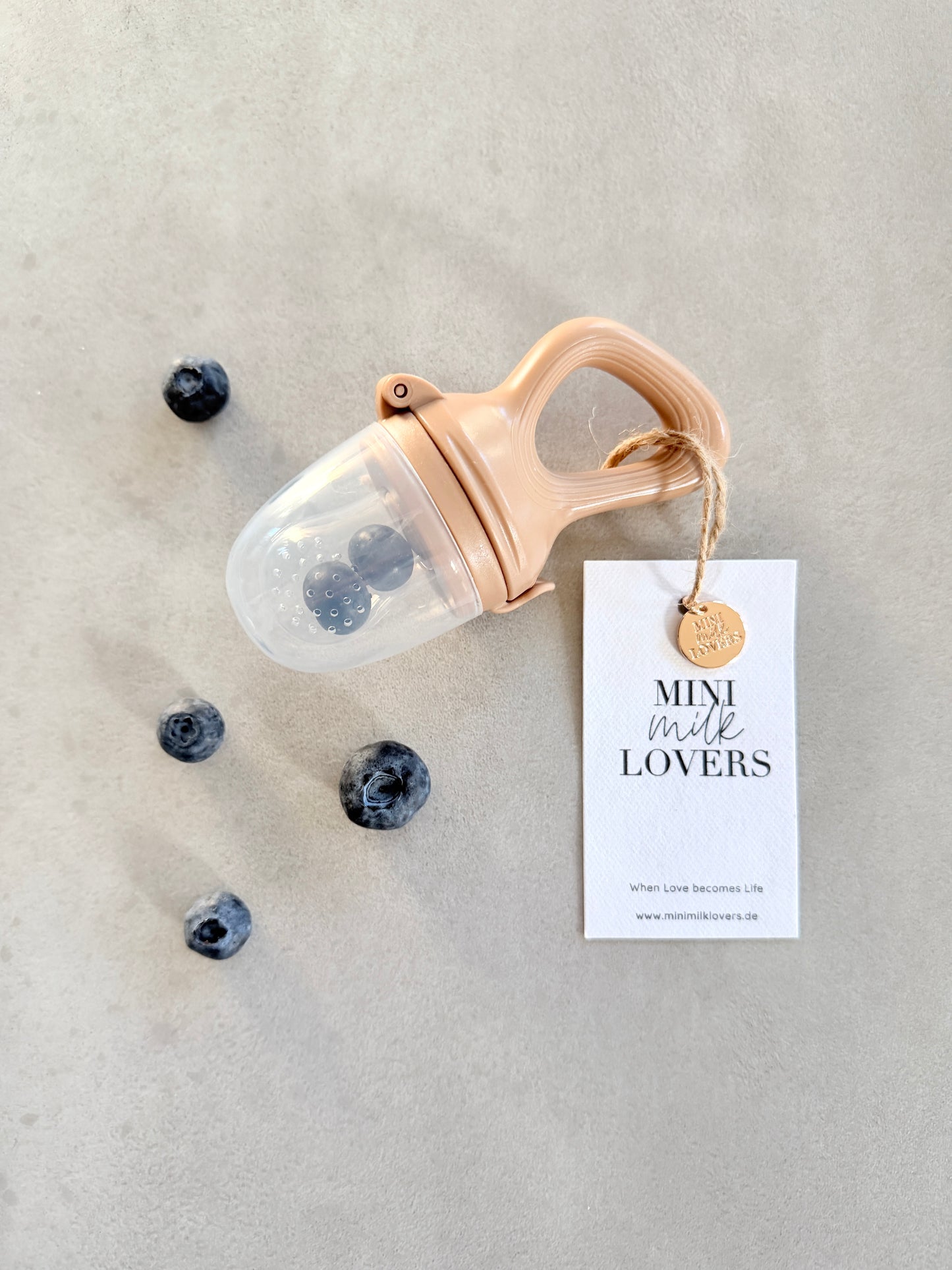 Fruchtsauger, Beige & Caramel