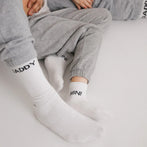 Famvibes Daddy Socken Weiss