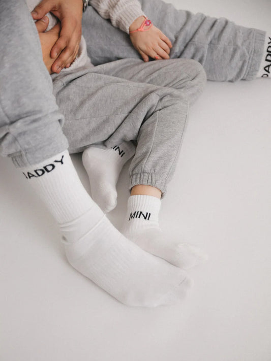 Famvibes Daddy Socken Weiss