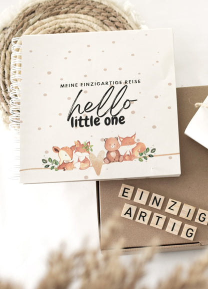 Hello little One - Erinnerungsalbum bis 7. Lebensjahr inkl. Meilensteinset