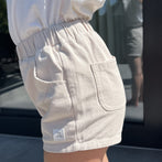 Bio Baumwoll Shorts beige