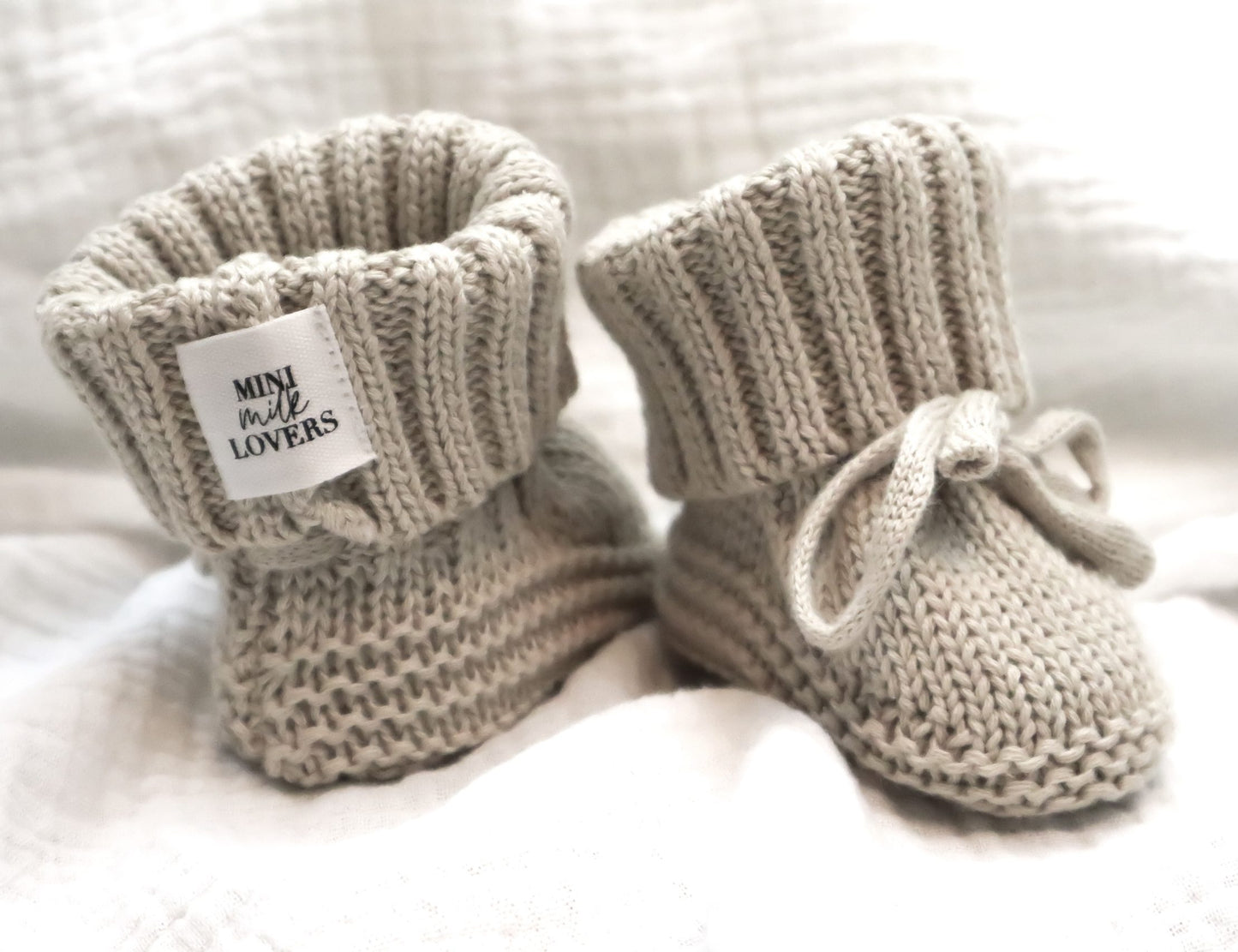 Bio Baumwoll Strickschuhe Handmade